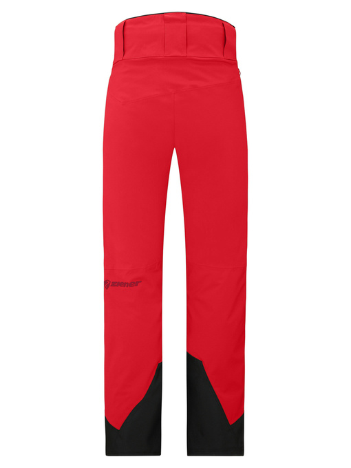 Ski pants Ziener Tewes Full-Zip Junior Teamwear Red Black Foggy - 2024/25