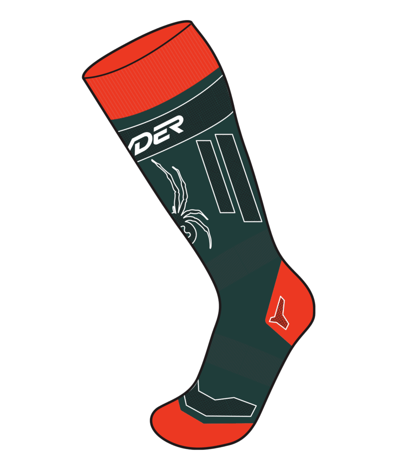 Ski socks Spyder Omega Comp Socks Cypress Green - 2023/24