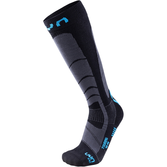 Ski socks Uyn Man Ski Touring Black/Azure - 2023/24