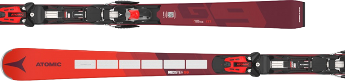 Skis Atomic Redster G9 Revoshock S + X 12 GW Red/Black - 2024/25