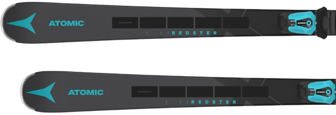 Skis Atomic Redster X7 Revoshock C + MI 12 GW Black/Teal - 2024/25