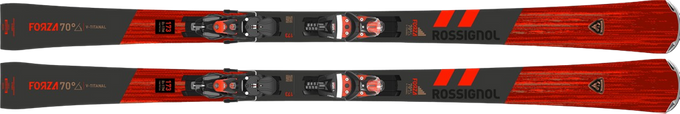 Skis Rossignol Forza 70° V-Ti + Spx 14 Konect GW B80 Black Hot Red - 2024/25