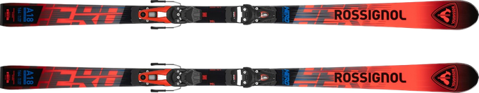 Skis Rossignol Hero Athlete GS Pro + NX 10 GW Black Hot Red - 2024/25