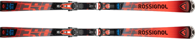 Skis Rossignol Hero Elite LT TI + Nx 12 Konect GW B80 Black Hot Red - 2024/25