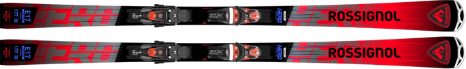 Skis Rossignol Hero Elite LT TI + Spx 14 Konect GW B80 Black Hot Red - 2024/25