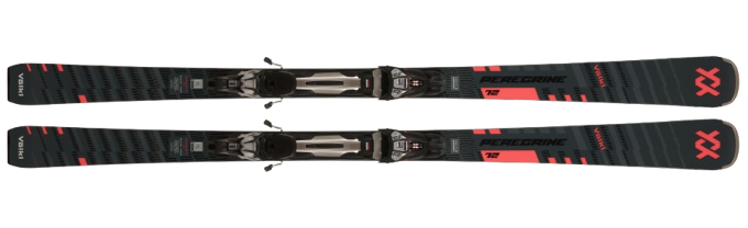 Skis Volkl Peregrine 72 Grey/Red + rMotion3 12 GW Black - 2024/25