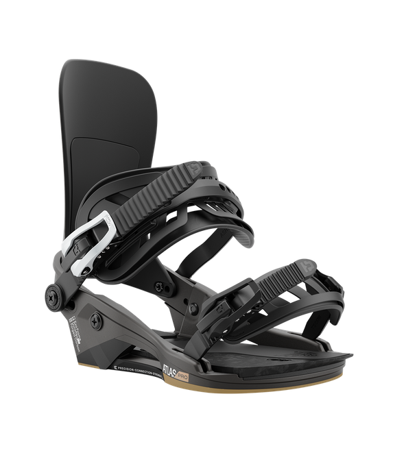 Snowboard Bindings Union Atlas Pro Metalic Black - 2024/25