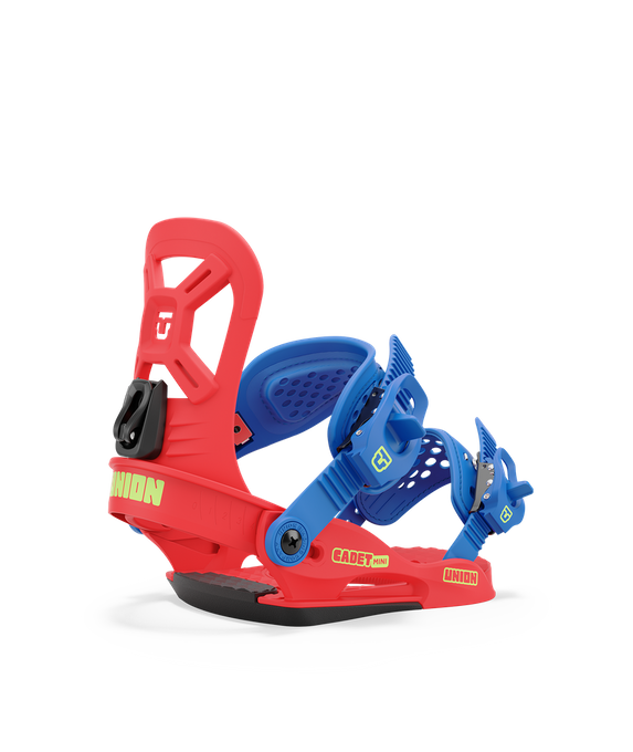 Snowboard Bindings Union Cadet MINI Red - 2024/25