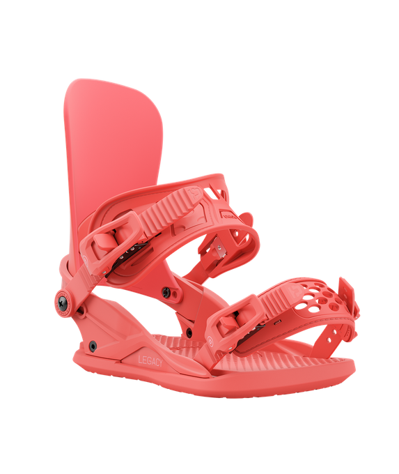 Snowboard Bindings Union Legacy Coral - 2024/25