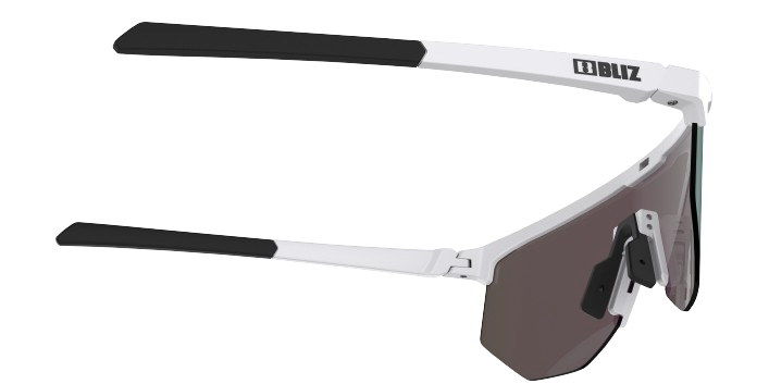 Sunglasses BLIZ Hero White Matt Frame/Brown with Pink Lenses