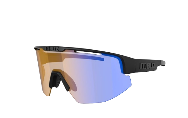 Sunglasses BLIZ Matrix Nano Nordic Light Matt Black/Coral Blue