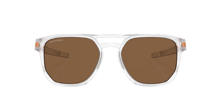 Sunglasses OAKLEY Latch Beta Introspect Collection Prizm Bronze Lenses / Matte Clear Frame