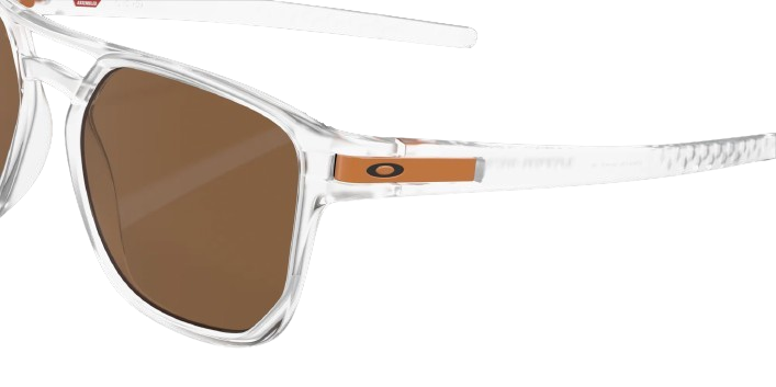 Sunglasses OAKLEY Latch Beta Introspect Collection Prizm Bronze Lenses / Matte Clear Frame