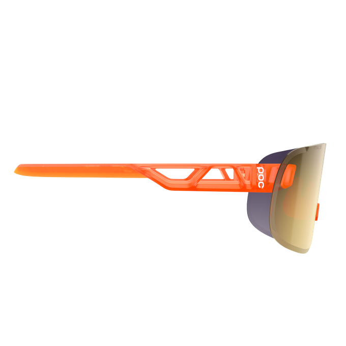 Sunglasses POC Elicit Fluorescent Orange Translucent - 2024/25