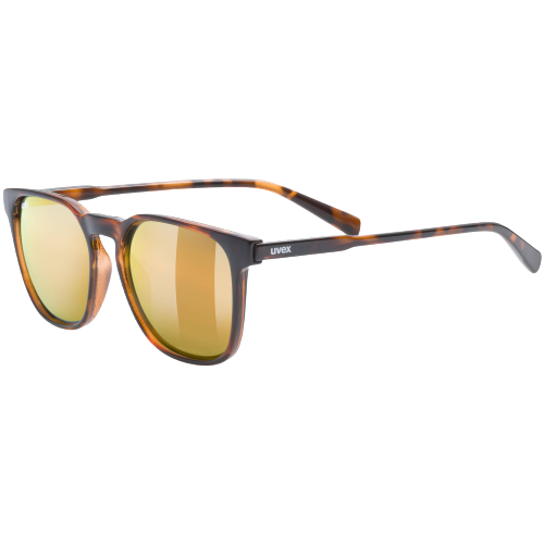 Sunglasses Uvex Lgl 49 P Havanna/Mirror Gold - 2023