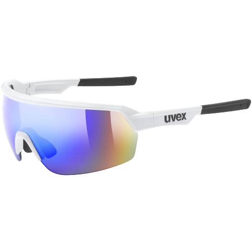 Sunglasses Uvex Sportstyle 227 White Mat/Mirror Blue - 2023