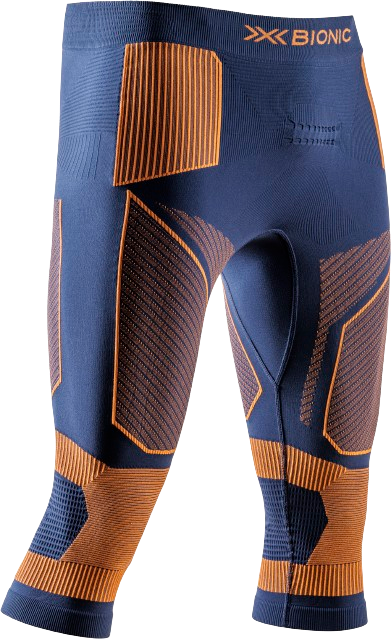 Thermal underwear X-Bionic Energy Accumulator Light Pants 3/4 Men Marine/Orange - 2024/25