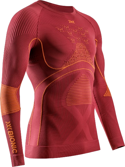 Thermal underwear X-bionic Energy Accumulator 4.0 Shirt LG SL Men Dune Red/Orange - 2024/25