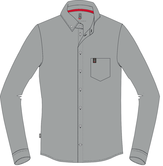 Van Deer Casual Shirt Grey - 2024/25