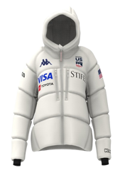 Down jacket Kappa 6CENTO 668C US White Coconut - 2024/25