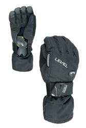 Gloves Level Half Pipe Gore-Tex Black - 2024/25