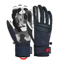 Gloves REUSCH Alexis Pinturault Dress Blue/Grey Camo - 2022/23