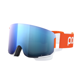 Goggles POC Nexal Mid Clarity Comp Fluorescent Orange/Hydrogen White/Spektris Blue - 2022/23