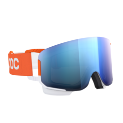 Goggles POC Nexal Mid Clarity Comp Fluorescent Orange/Hydrogen White/Spektris Blue - 2022/23