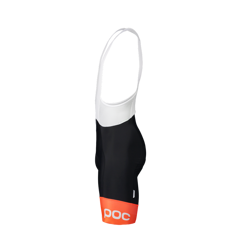 POC Essential Road VPDS BIB Shorts Uranium Black/Hydrogen White - 2024