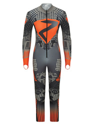 Racesuit Ziener RCE Racesuit Black Foggy Print Orange Pop - 2024/25