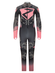 Racesuit Ziener RCE Racesuit Black Foggy Print Pink Vanilla - 2024/25