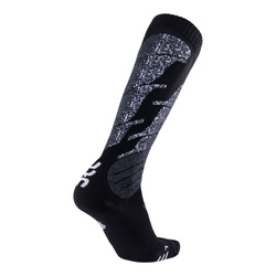 Ski socks UYN Ski All Mountain Man Black/White - 2024/25