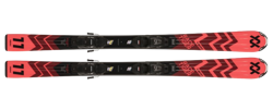 Skis Volkl Racetiger Junior Red (130 - 160) + 7.0 vMotion JR Black - Anthracite - 2024/25