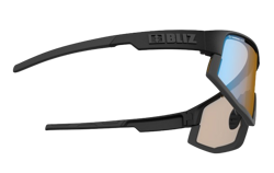 Sunglasses BLIZ Fusion Nano Nordic Light Matt Black/Coral Orange Blue