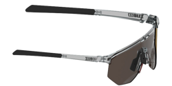 Sunglasses BLIZ Hero Transparent Dark Grey Frame/Brown with Red Multi Lenses