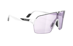 Sunglasses Rudy Project SPINSHIELD AIR WHITE MATTE - Impactx™ Photochromic 2 Laser Purple