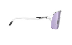 Sunglasses Rudy Project SPINSHIELD AIR WHITE MATTE - Impactx™ Photochromic 2 Laser Purple