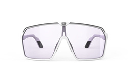 Sunglasses Rudy Project SPINSHIELD WHITE MATTE - Impactx™ Photochromic 2 Laser Purple