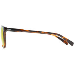 Sunglasses Uvex Lgl 49 P Havanna/Mirror Gold - 2023