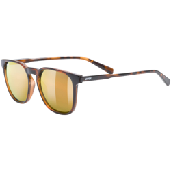 Sunglasses Uvex Lgl 49 P Havanna/Mirror Gold - 2023