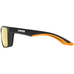 Sunglasses Uvex Lgl 50 CV Black Mat/Mirror Champagner - 2023