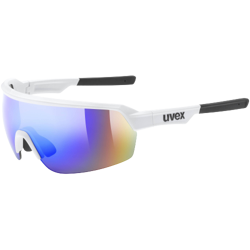 Sunglasses Uvex Sportstyle 227 White Mat/Mirror Blue - 2023