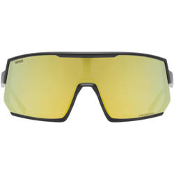 Sunglasses Uvex Sportstyle 235 P - Black Mat/Mirror Yellow - 2023