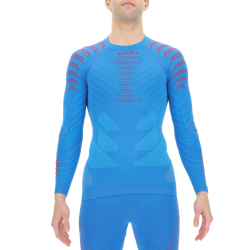 Thermal underwear UYN Man Resilyon UW Shirt LG SL Round Neck Blue/Red - 2024/25