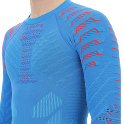 Thermal underwear UYN Man Resilyon UW Shirt LG SL Round Neck Blue/Red - 2024/25