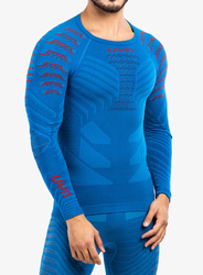 Thermal underwear UYN Man Resilyon Uw Shirt Lg Sl.turtle Neck Blue/Red - 2024/25