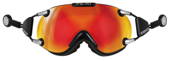 Brille Casco FX70 Carbonic Black Orange Mirror - 2024/25