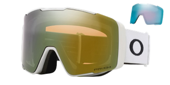 Brille Oakley Line Miner Pro L Matte White Prizm Sage Gold + ersatzlinse Prizm Sapphi - 2024/25