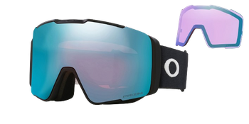 Brille Oakley Line Miner Pro M Matte Black Prizm Sapphire + ersatzlinse Prizm Iced - 2024/25