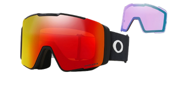 Brille Oakley Line Miner Pro M Matte Black Prizm Torch + ersatzlinse Prizm Iced - 2024/25